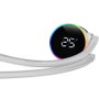 Mars Gaming Refrigeración Líquida FRGB ML-LCD 360 Blanco 360mm Iluminación ARGB Pantalla LCD Monitoreo Temperatura